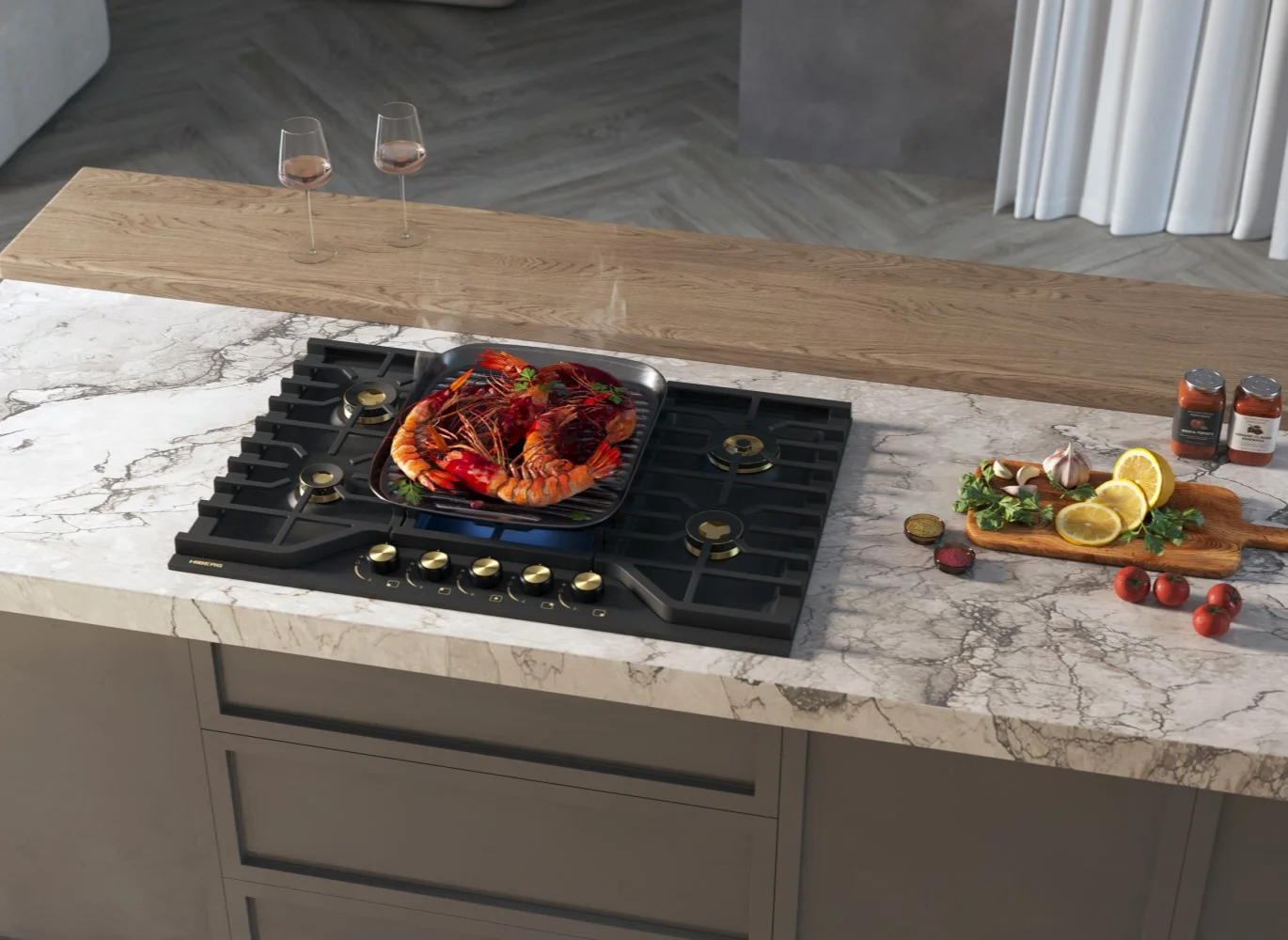 Категория Варочные поверхности Hiberg