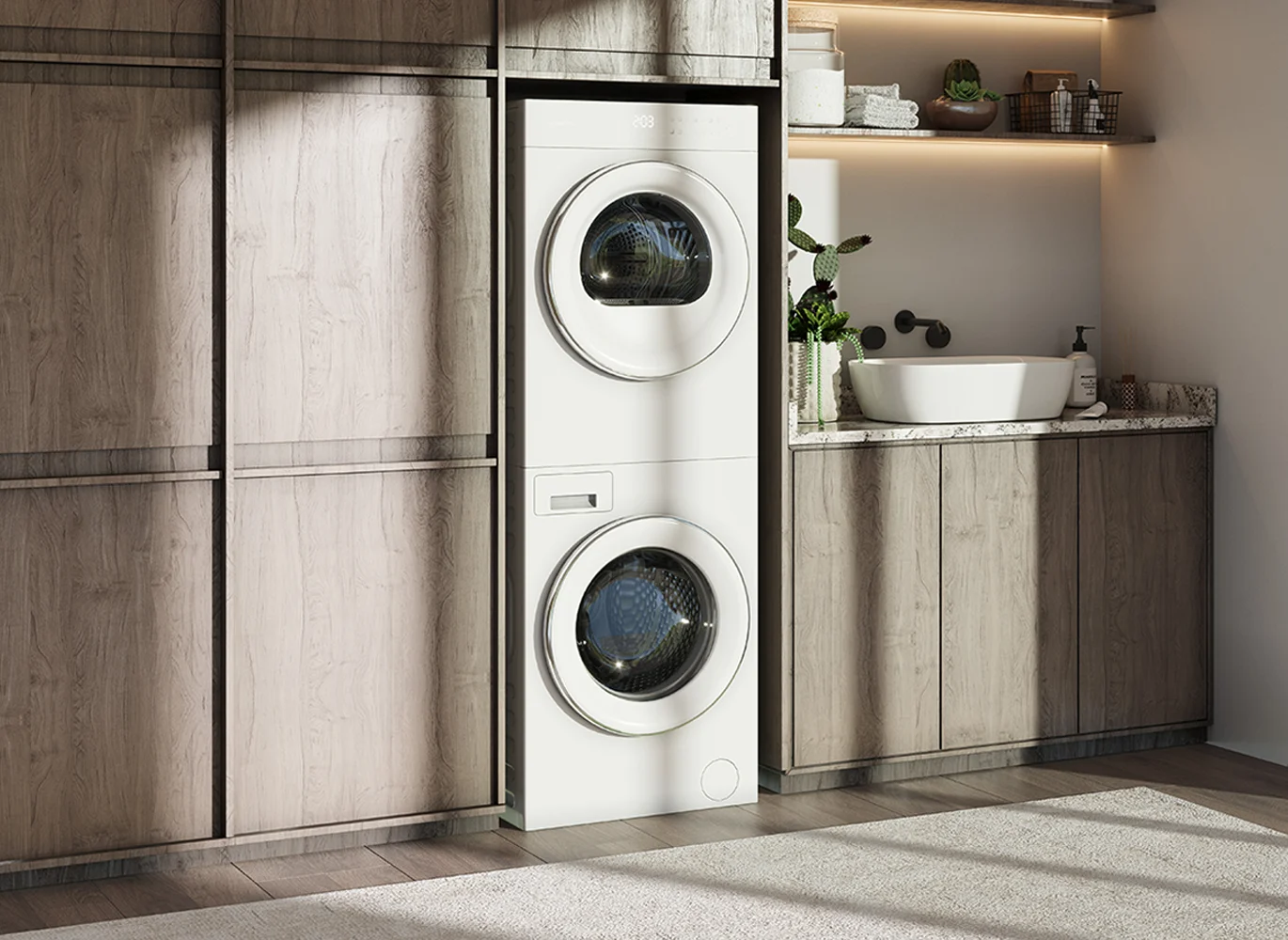 Категория Стирально-сушильные колонны Hiberg